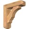 Ekena Millwork Balboa Craftsman Smooth Bracket w/ Offset Brace, Western Red Cedar, 5 1/2"W x 20"D x 20"H BKT0604X20X20BOA04SWR - alternate 1
